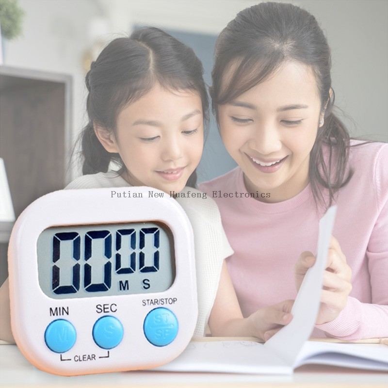 Kitchen Timer Large Screen Digital Display Multifunction Battery Powered Electronic Cooking Timer