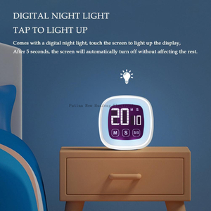 Touch Screen Mini Countdown Magnetic Kitchen Digital Timer with Backlight
