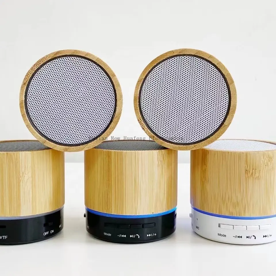 Hot Selling Eco-friendly Wooden Mini Bluetooth Speaker Wireless Portable Bluetooth Speaker