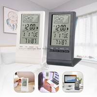 Moon Phase Weather Station L Shape Promotion Home And Office Table&Desk Digital Alarm Clock