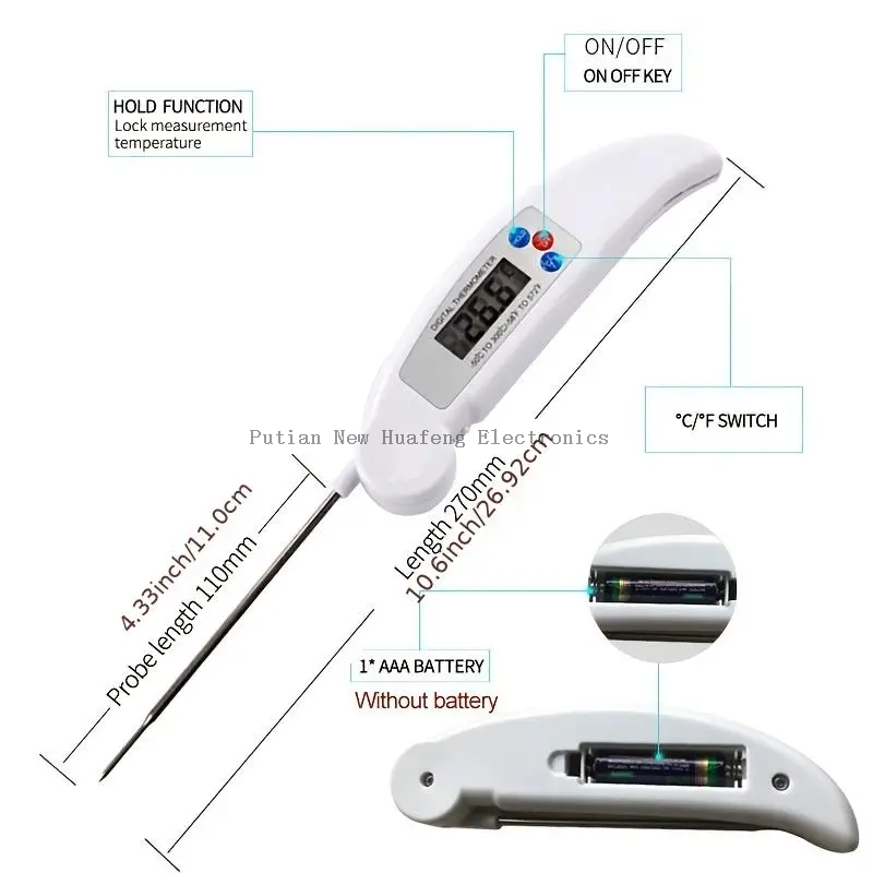 Folding Probe Thermometer