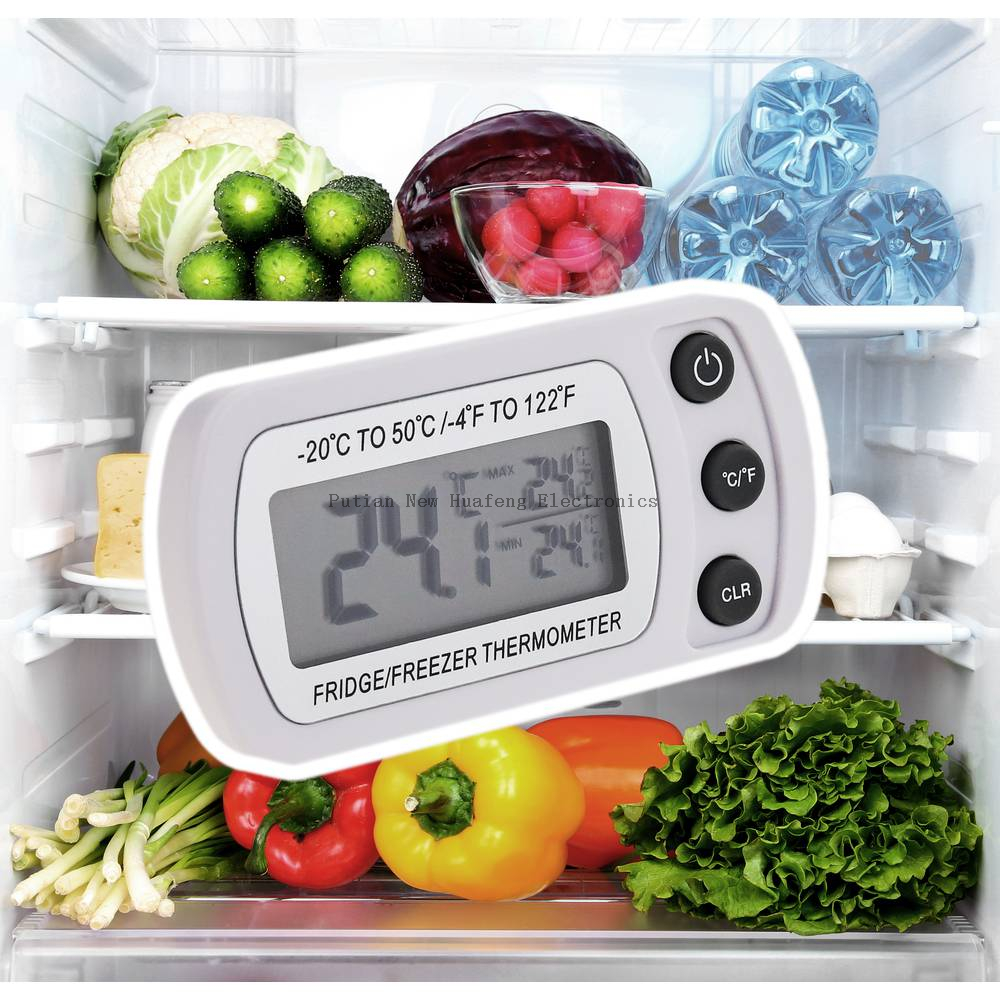 Digital Waterproof Temperature Refrigerator Freezer Thermometer with Magnet
