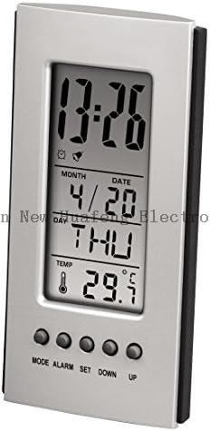 Indoor Room LCD Alarm Clock Digital Thermometer Hygrometer