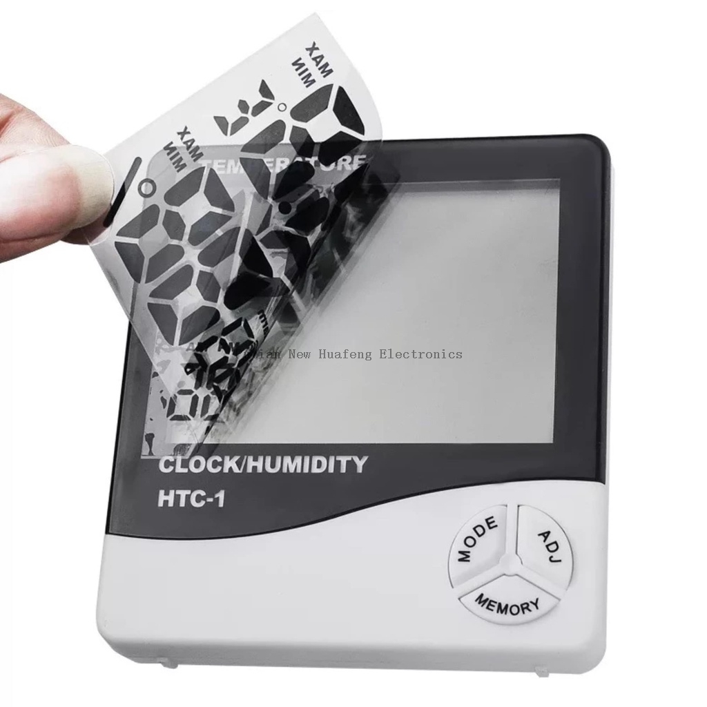 Humidity Thermometer Hygrometer Weather Station Clock Htc-1 Room Thermo Temperature Meter