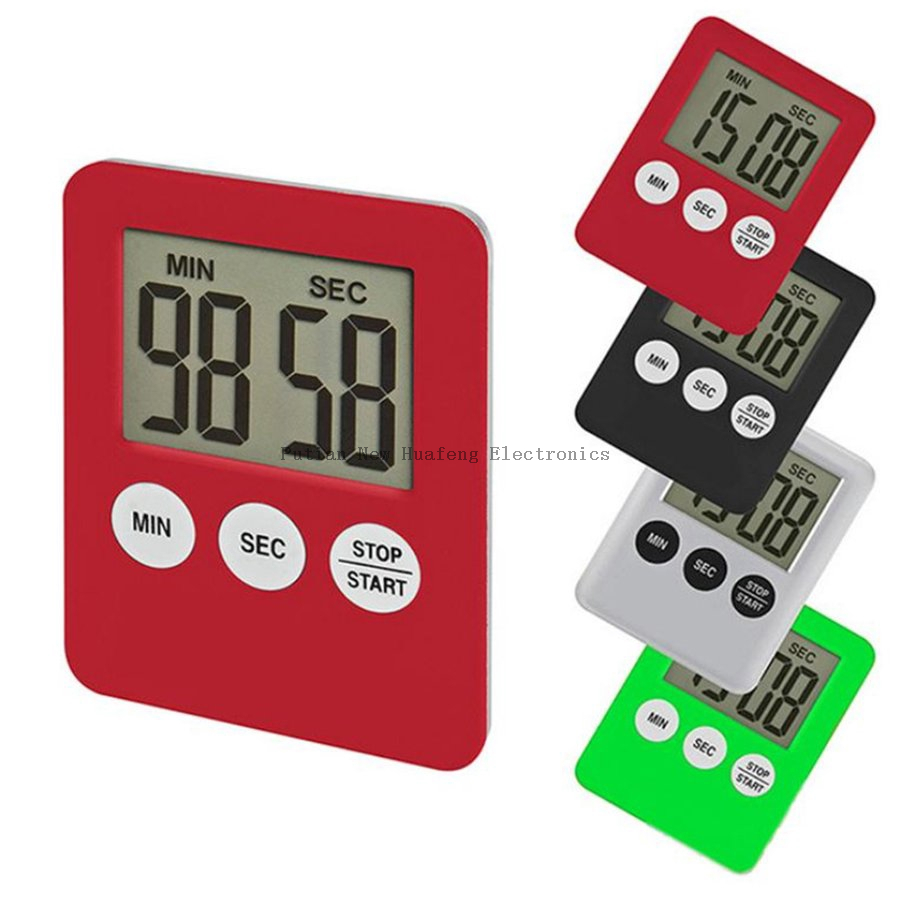 Cheap Promotion Gifts Digital Countdown Magnet LCD Timer for Promotion Mini Magnetic Digital Kitchen Timer
