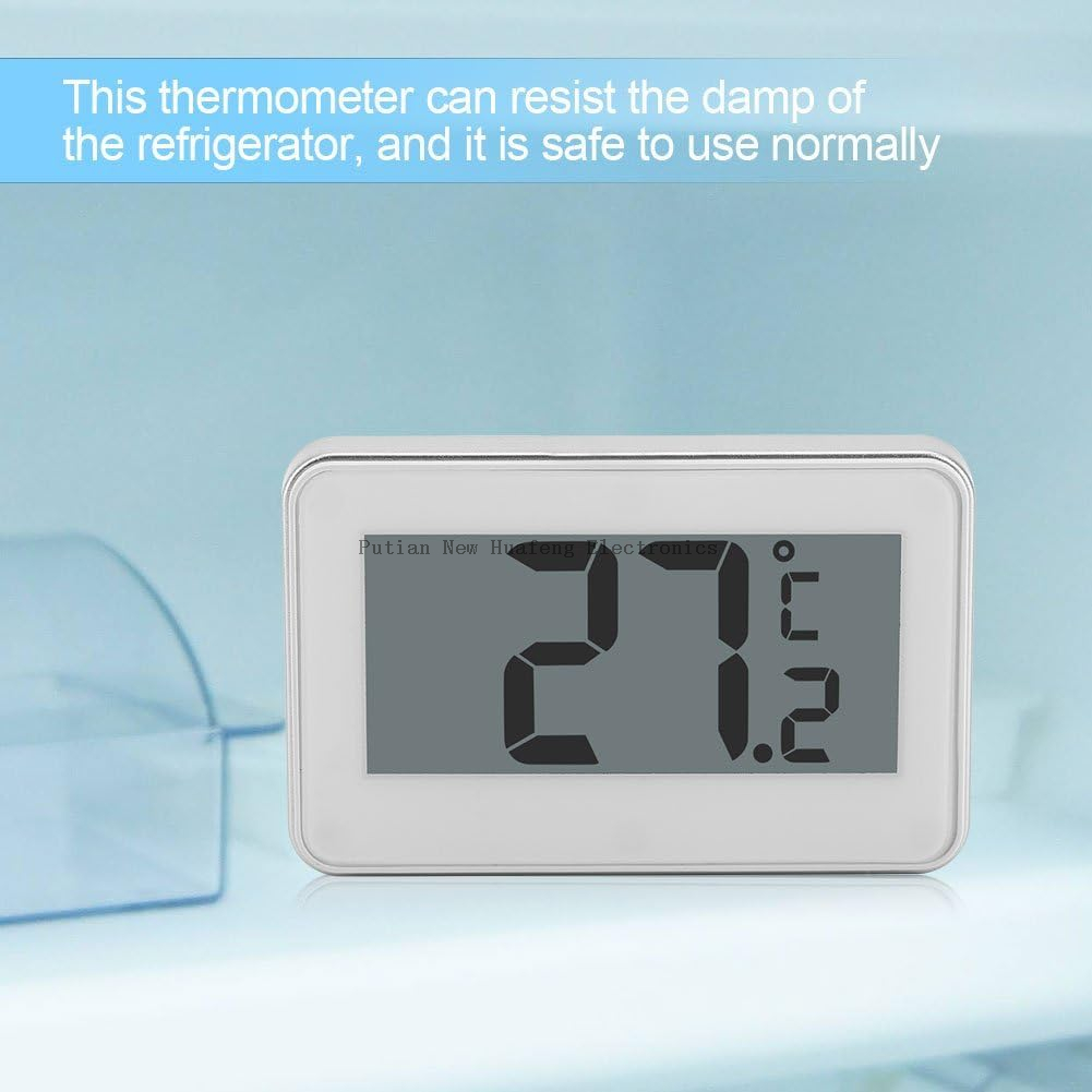 Digital Refrigerator Electronic Thermometer High Precision Waterproof Refrigerator Freezer Adjustable Stand Home Digital Thermoter