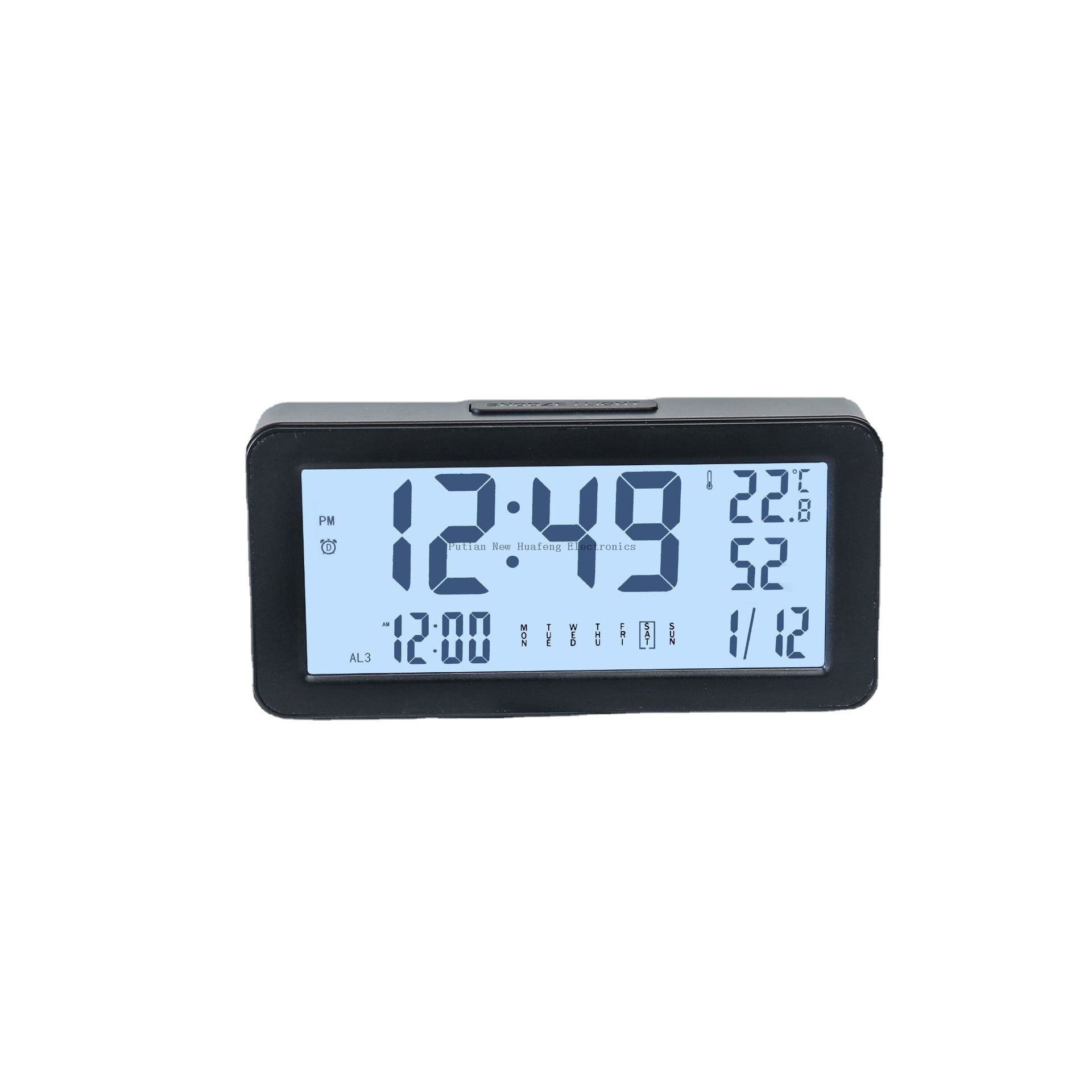 Hot Selling Smart Luminous Clock Digital Electronic Powered Alarm Clock With Temperature Humidity