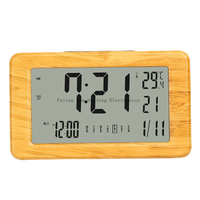 2022 Hot selling back to school Gift indoor Digital Table Alarm Clock With Temperature Humidity calendar clock with back light