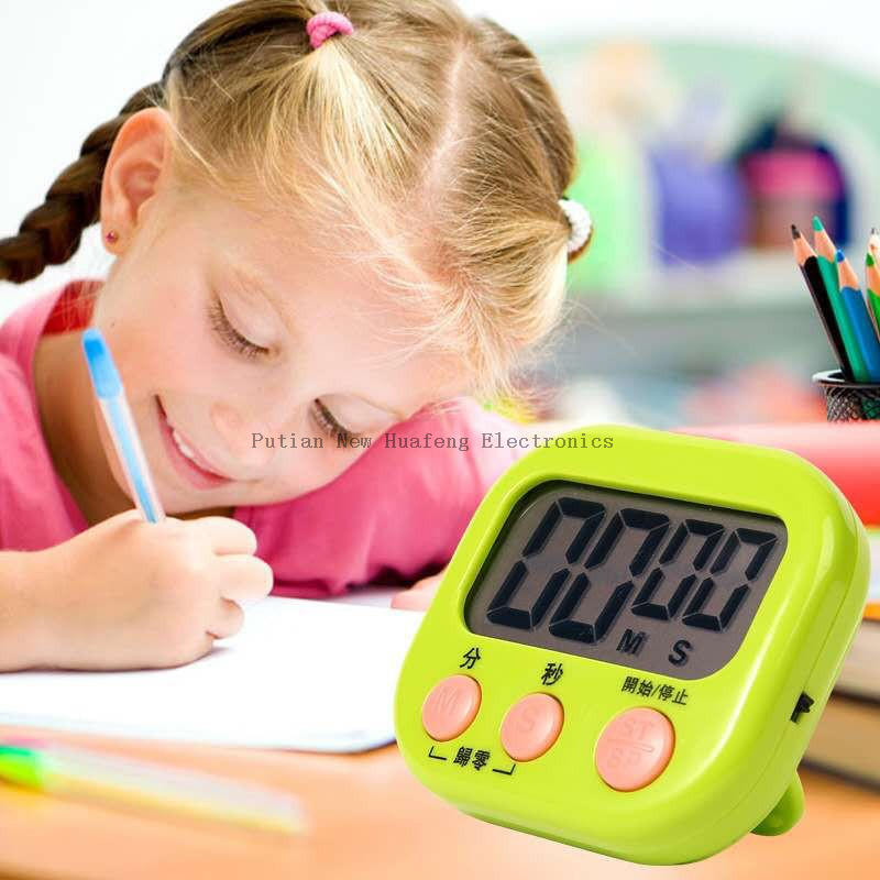 Kitchen Timer Large Screen Digital Display Multifunction Battery Powered Electronic Cooking Timer