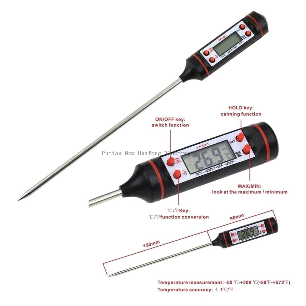 Wholesale Household Long Probe Electronic Barbecue Grill Food Cooking Kitchen Bbq Digital Meat Thermometer