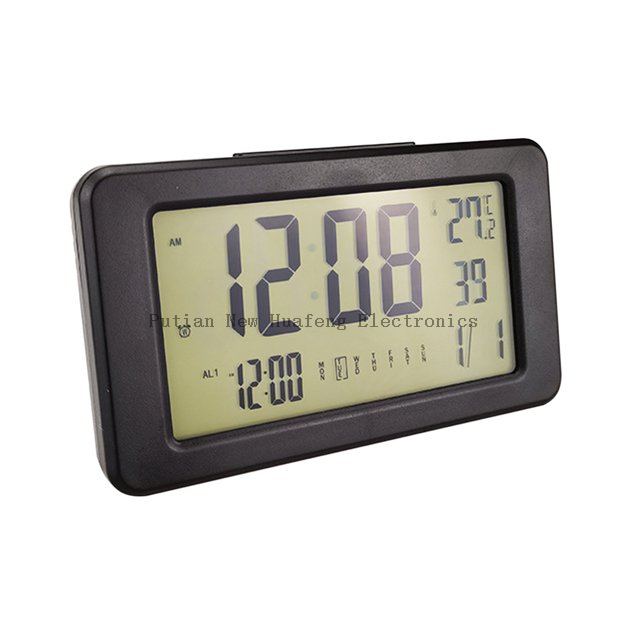 Back To School Electronics Smart Night Light Digital Alarm Clock With Indoor Temperature Operated Desk Small Clock
