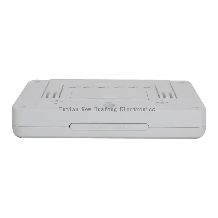 Digital Alarm Clock With Colorful Lcd Display Temperature Monitor Snooze Alarm With Smart Clock Calendar