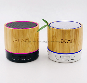 Hot Selling Eco-friendly Wooden Mini Bluetooth Speaker Wireless Portable Bluetooth Speaker