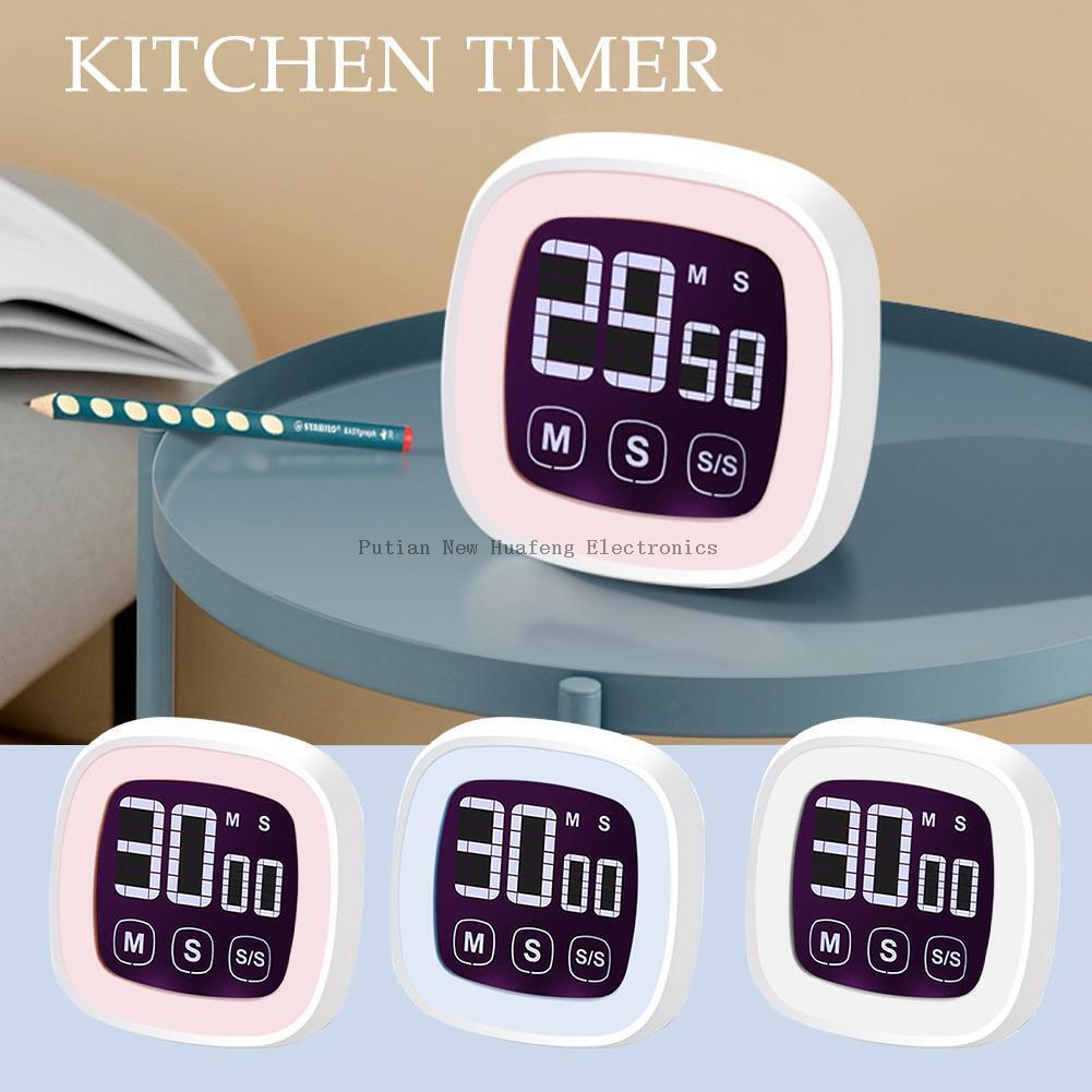 Touch Screen Mini Countdown Magnetic Kitchen Digital Timer with Backlight