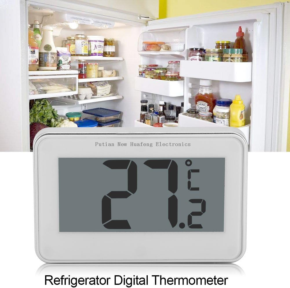 Digital Refrigerator Electronic Thermometer High Precision Waterproof Refrigerator Freezer Adjustable Stand Home Digital Thermoter