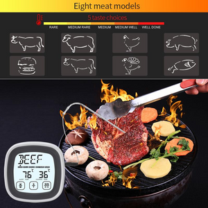 Smart Temp Wireless Touch Screen Kitchen Thermometer with Timer Milk Powder Grill and Food Cooking Temperature Monitor