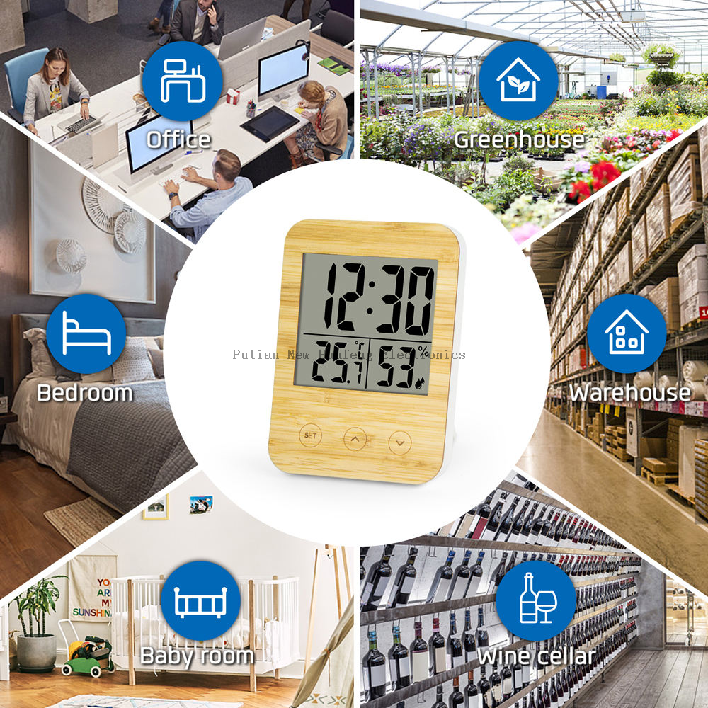 Digital Hygrometer Indoor Thermometer Room Thermometer and Humidity Gauge with Temperature Humidity Monitor