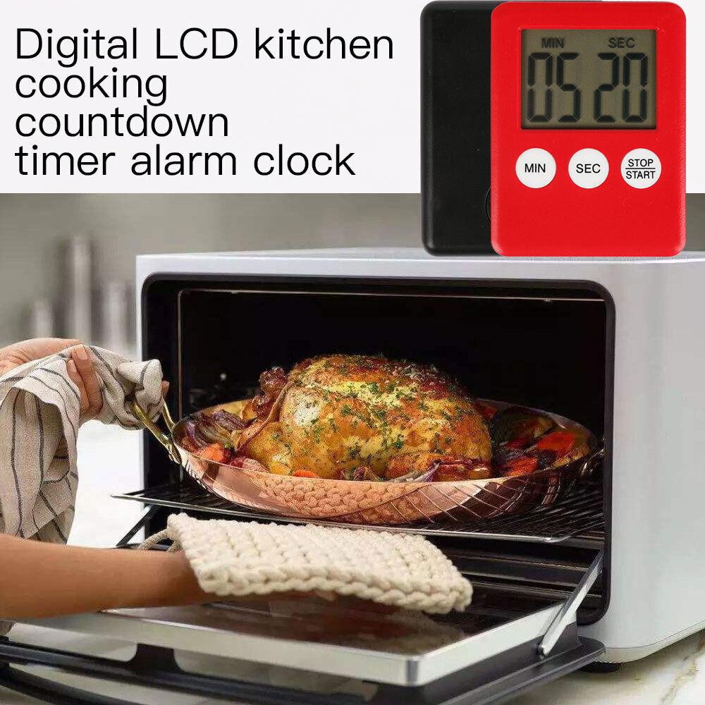 Cheap Promotion Gifts Digital Countdown Magnet LCD Timer for Promotion Mini Magnetic Digital Kitchen Timer