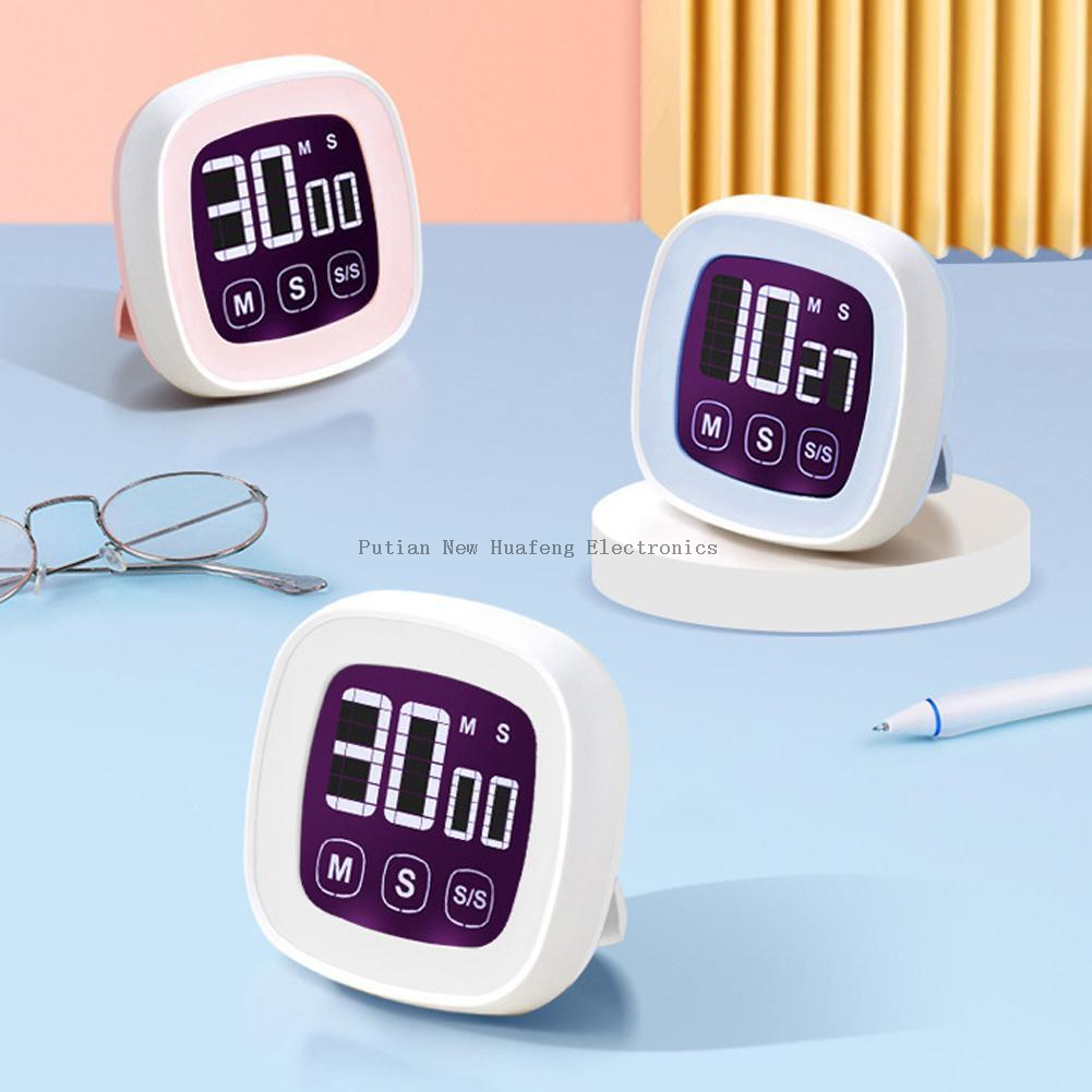 Touch Screen Mini Countdown Magnetic Kitchen Digital Timer with Backlight